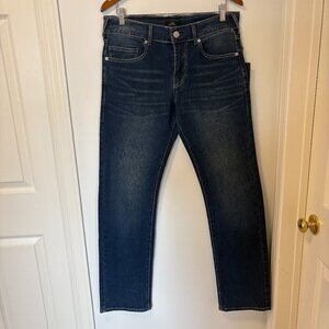 NWT True Religion Ricky Relaxed Straight Men’s Jeans Size 32 Denim Western